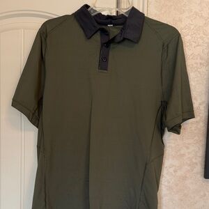 lululemon athletica Dark Green Polo Shirt